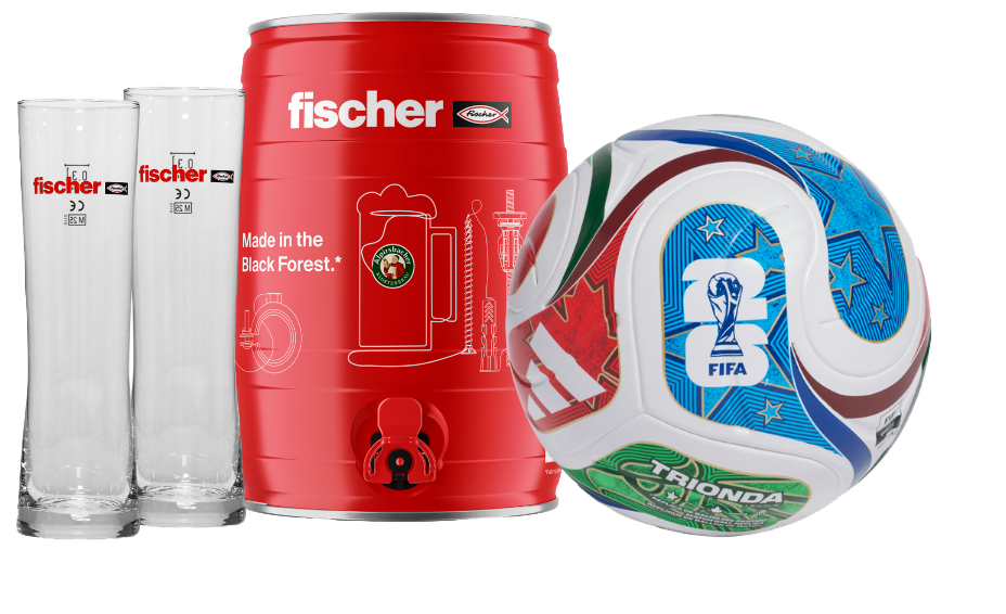 Gewinnpaket: Fußball, Bierfass & Biergläser
